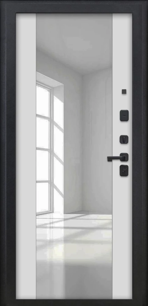 Входная дверь ДвериПРО Квадро ФЛЗ -1 Белый матовый DPRO228019 внутренняя сторона